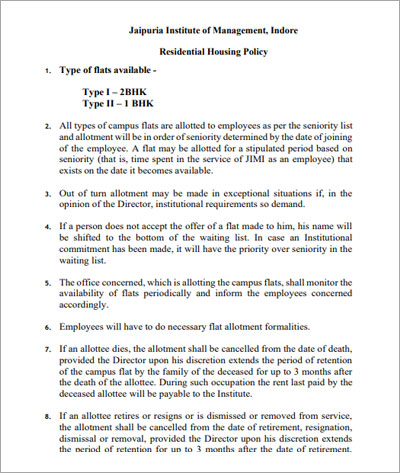 Residential-Housing-Policy--Jaipuria-Institute-of-Management-Indore