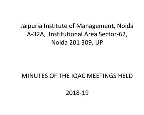 MoM--IQAC-2018-19