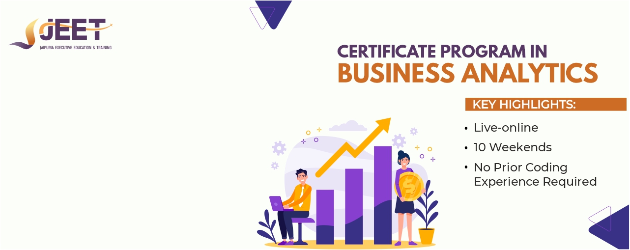 Power of business analytics online certificate course Jeet