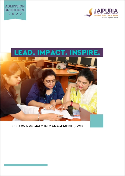 Fellow Program in Management (FPM) Brochure - Jaipuria Institute on Management