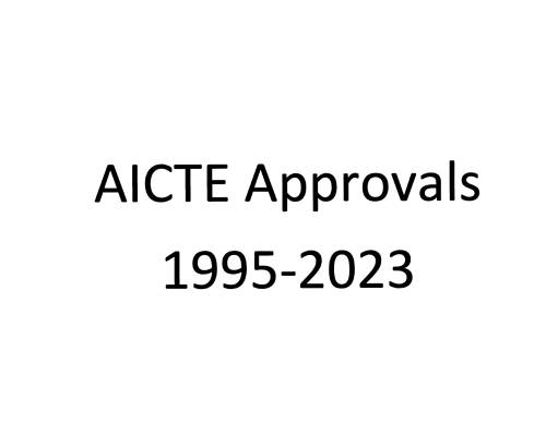 AICTE -Approvals 1995-2023
